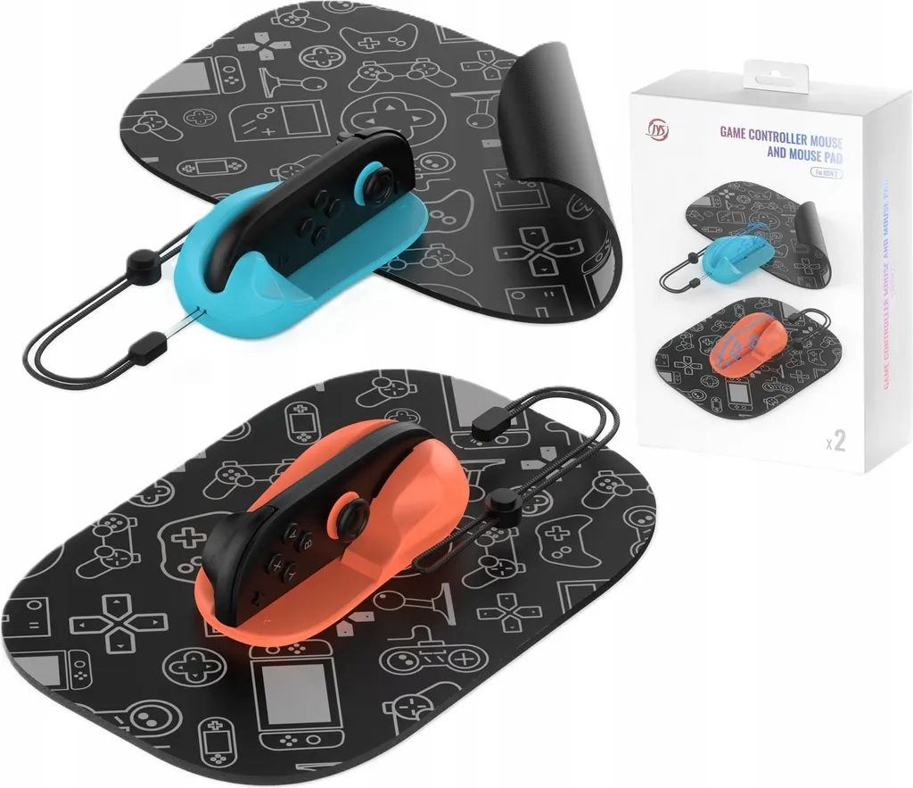 Poignée Support Manette pour Joy-Con Switch 2 - Set de 2 Grips Ergonomiques