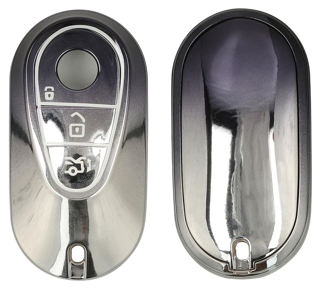 kwmobile Schlüsselhülle für Mercedes-Benz 3-Tasten Smartkey Produktbild 