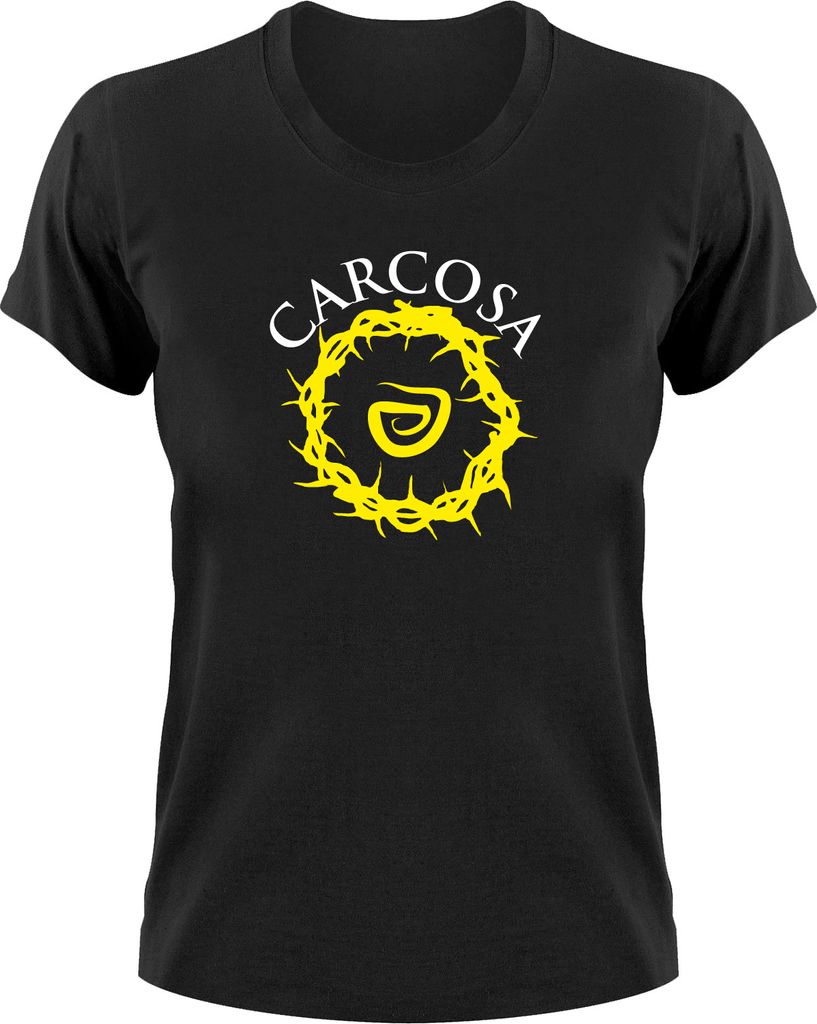Styletex23 T-Shirt #1 True Detective Carcosa The Yellow King, Logo, Damen schwarz, XXL