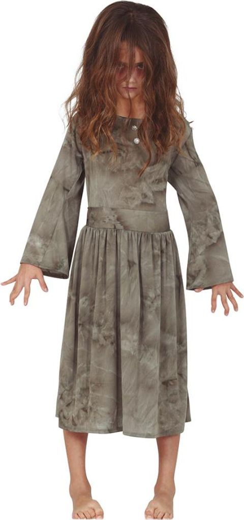 Disfraz infantil de niña fantasma para Halloween, talla XL Imagen del producto 