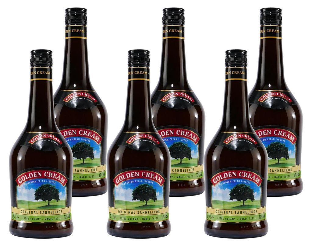 Golden Cream Sahnelikör (6 x 0,7L) Produktbild 