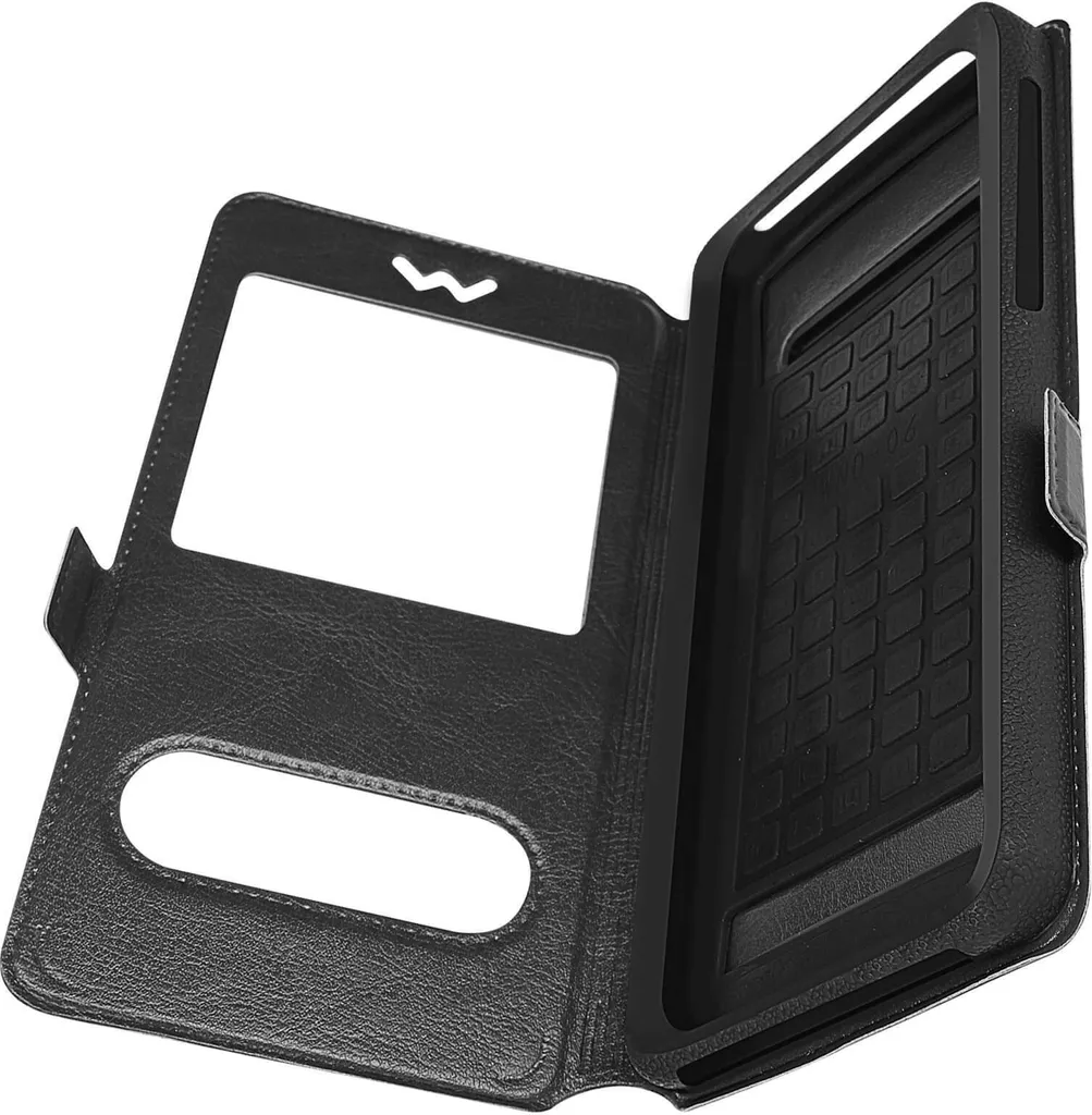 Custodia Smartphone 3XL Avizar Extra Slim con Supporto e Doppia Finestra