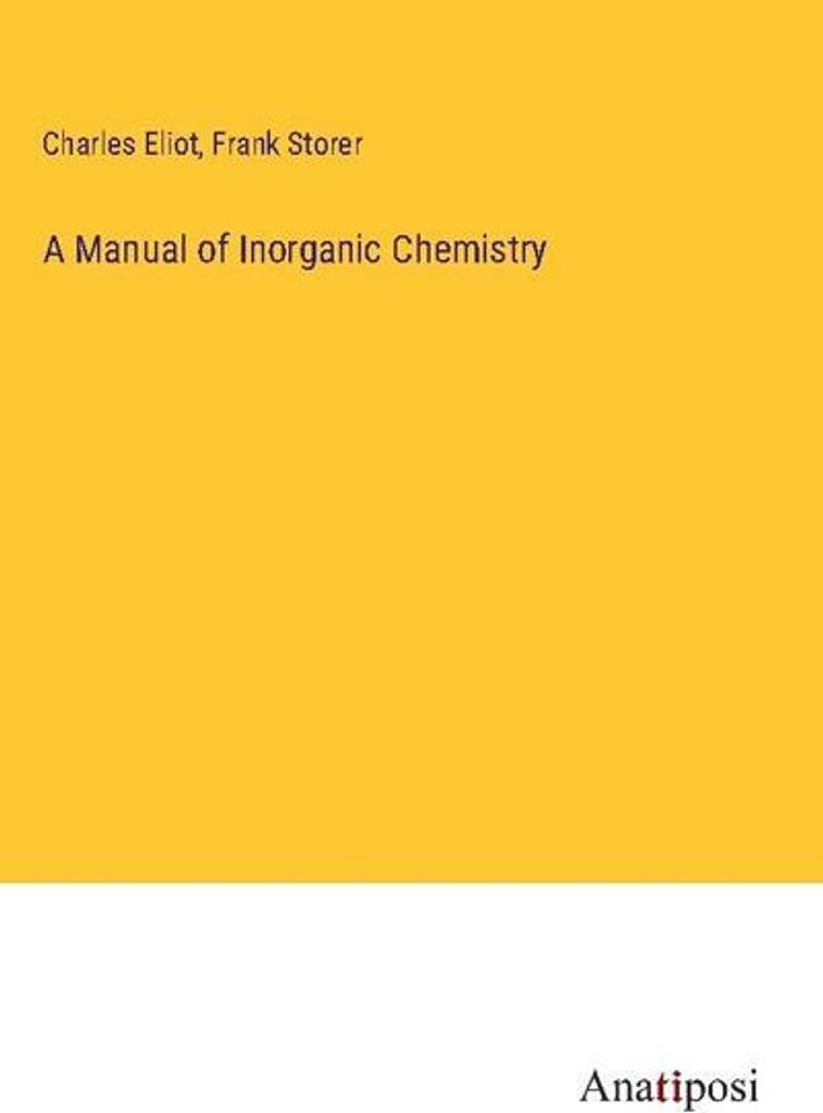 A Manual of Inorganic Chemistry