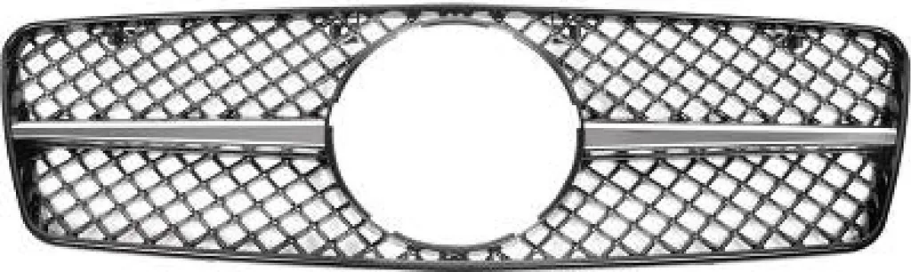 Calandre Avant DIEDERICHS 1625440 pour MERCEDES-BENZ CLK C208 Chrome Noir