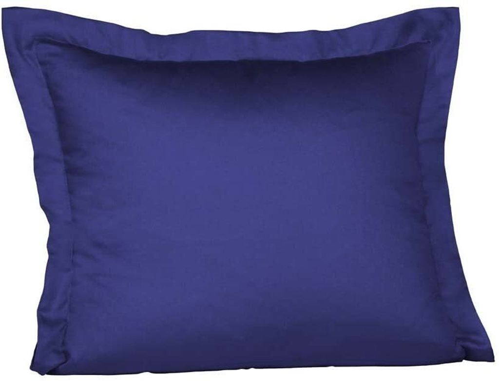 liebling Kissenhülle Interlock Jersey 35 x 40 cm, Farbe dunkelblau, Kissenbezug aus 100% Baumwolle, edler Glanz, waschbar 60 Grad