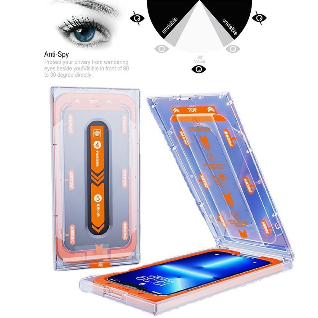 1x Blickschutz 9H Panzerglas für iPhone 16 Anti-Spy Privacy MagicBox Displayschutz Schutzglas Schuzfolie echtes Tempered Panzerglas Screen Protector