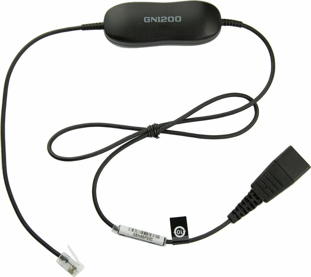 Jabra 88001-99 Cavo di Collegamento 0.8m | Smart Cord per Sistemi IP