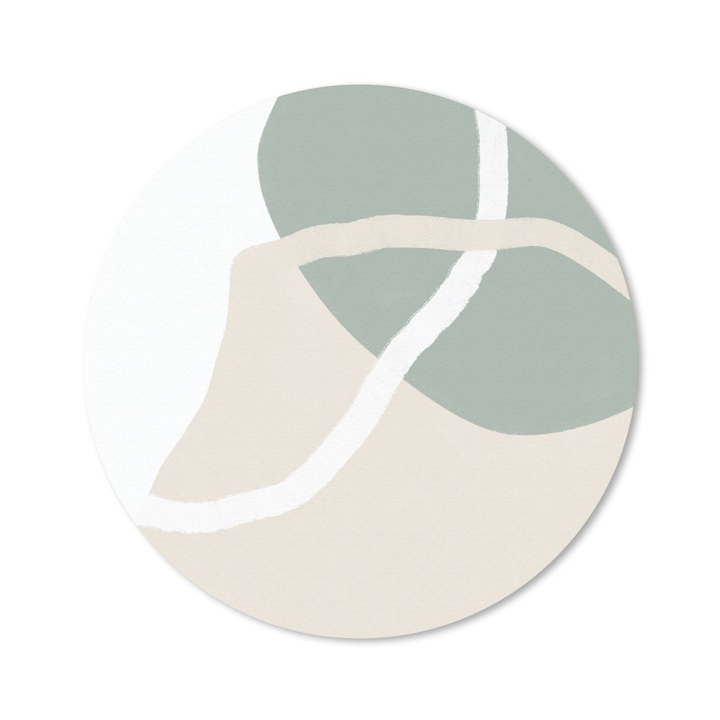 MuchoWow Mauspad Mousepad Minimalismus - Pastell - Gestaltung 20x20 cm - Mousepads - Maus Mat - Pad - Mausunterlage - Schreibtischmatte