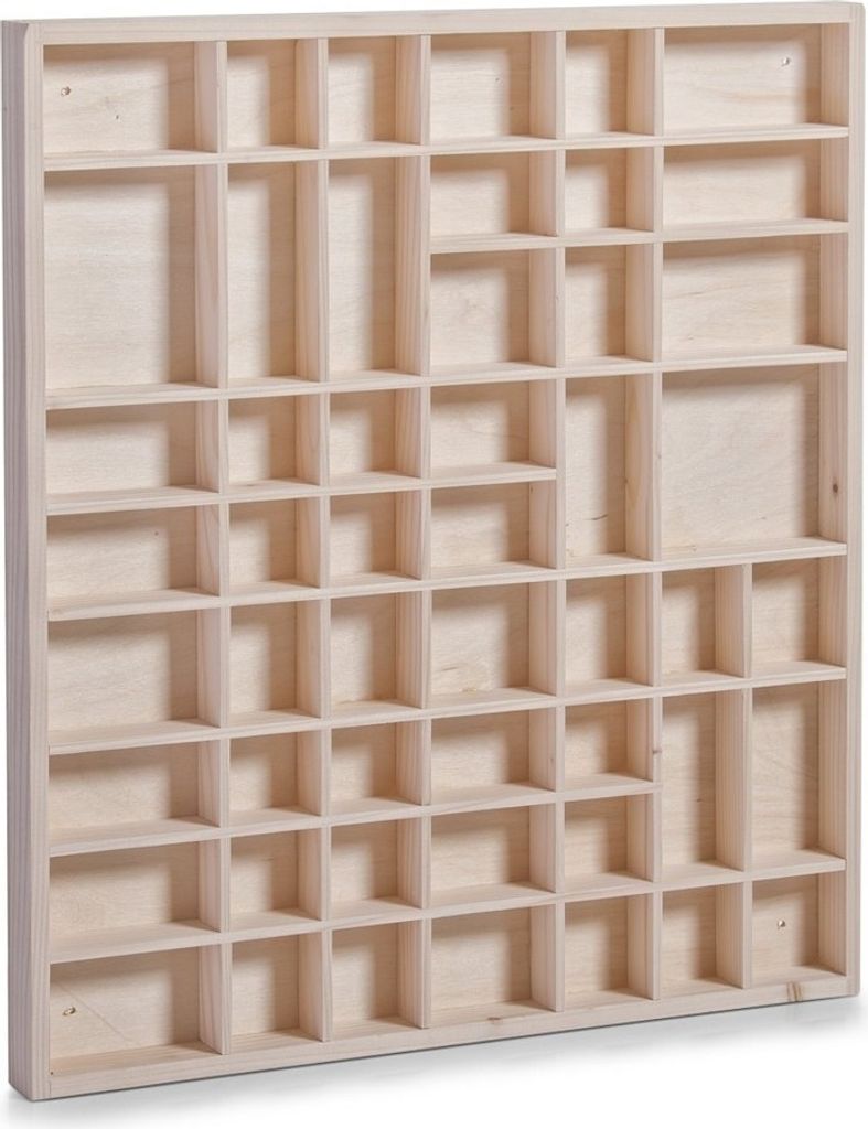 Zeller Boîte de rangement, pin naturel 52x3,5x46 Image du produit 