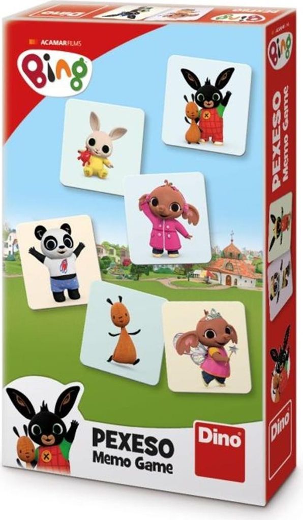 DINO Bing der Hase Memory-Spiel mit 48 Karten 18,1 x 11,3 x 3,5 cm