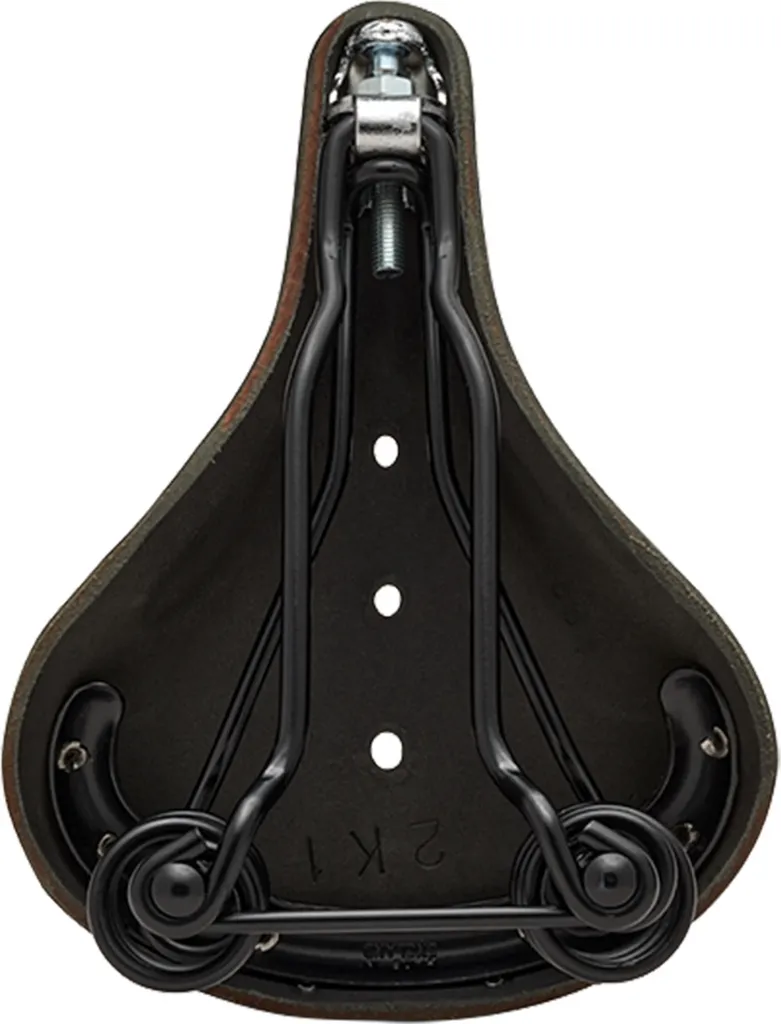 Brooks Flyer Short B396D00A07202 Selle de Vélo Cuir Suspendue Noire - 6