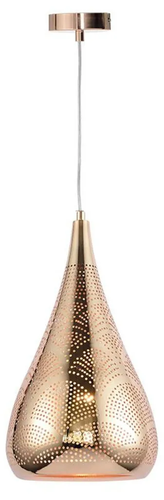 Suspension ACA Lighting OD90901PB - Lustre Design Noir et Or de Qualité