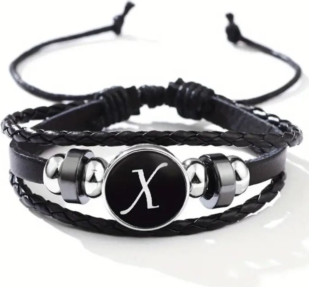 Elegantes Armband Abeceda mit Monogramm X - Zeitloser Stil KP30416