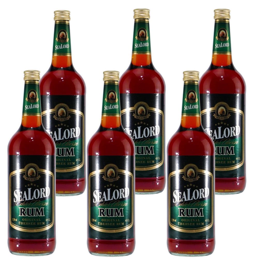 Sealord Echter Übersee Rum (6 x 1,0L) Produktbild 