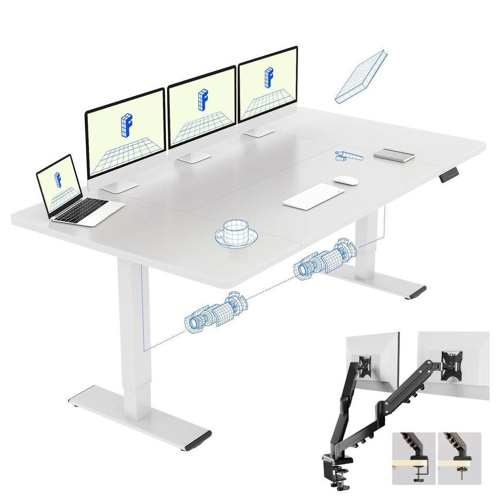 FLEXISPOT QB2 Höhenverstellbarer Schreibtisch Elektrisch Produktbild 