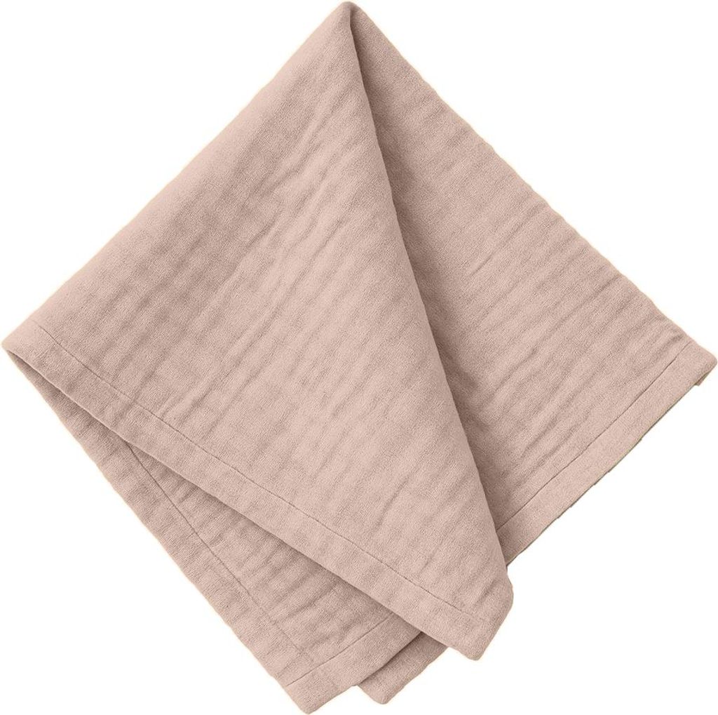 Musselin-Servietten Altrosa 45x45 cm – weiche Produktbild 