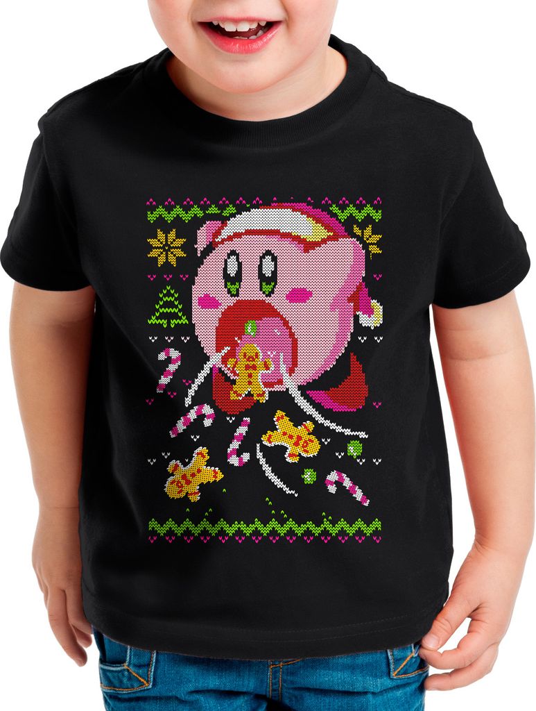 style3 Sweet Ugly Sweater Kinder T-Shirt xmas weihnachten weihnachtspullover pulli ugly sweater strick
