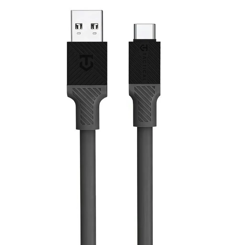 Cavo USB Tactical Fat Man - 1m Grigio, Resistente e Vellutato KP31178