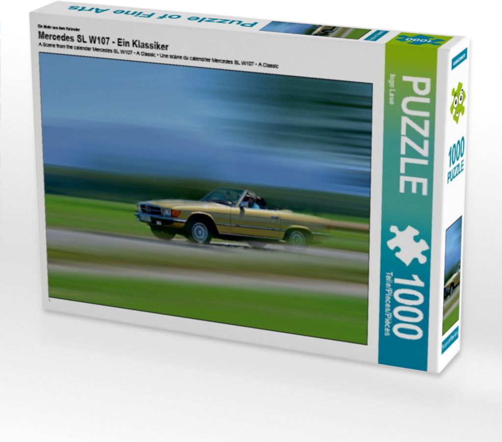 Calvendo Ein Motiv aus dem Kalender Mercedes SL W107 - Ein Klassiker 1000 Teile Puzzle quer 640x480mm, Laue Ingo; 7316072