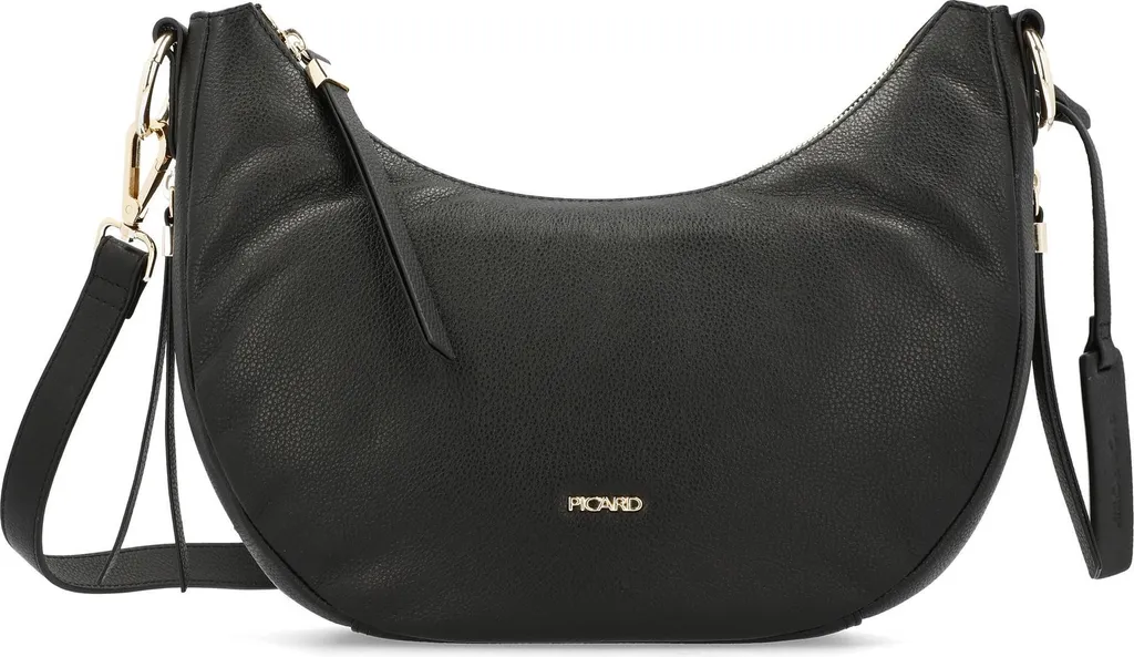 PICARD Java Cross Bag Black - Borsa a Tracolla in Vera Pelle Nera - 11