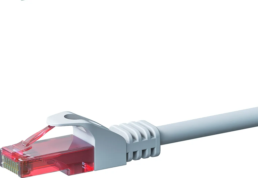 Cavo di Rete CAT6 1m Bianco U/UTP 100% Rame Puro | Patch LAN RJ45