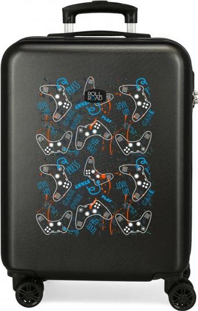 ABS Reisekoffer ROLL ROAD Gamers, 55x38x20cm, 35L, 4631121 (klein)
