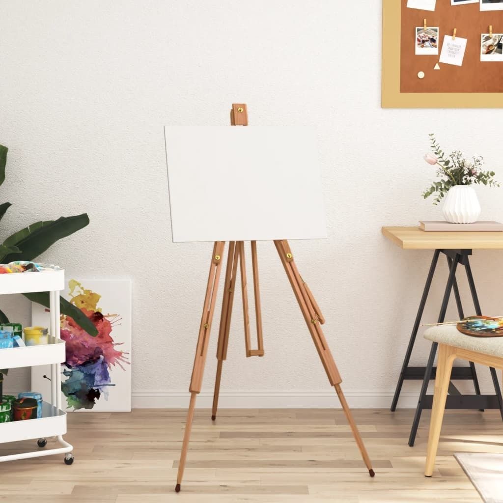 HOMMIE Staffelei 100x104x172cm Massivholz Buche DE983726 - Flipcharts