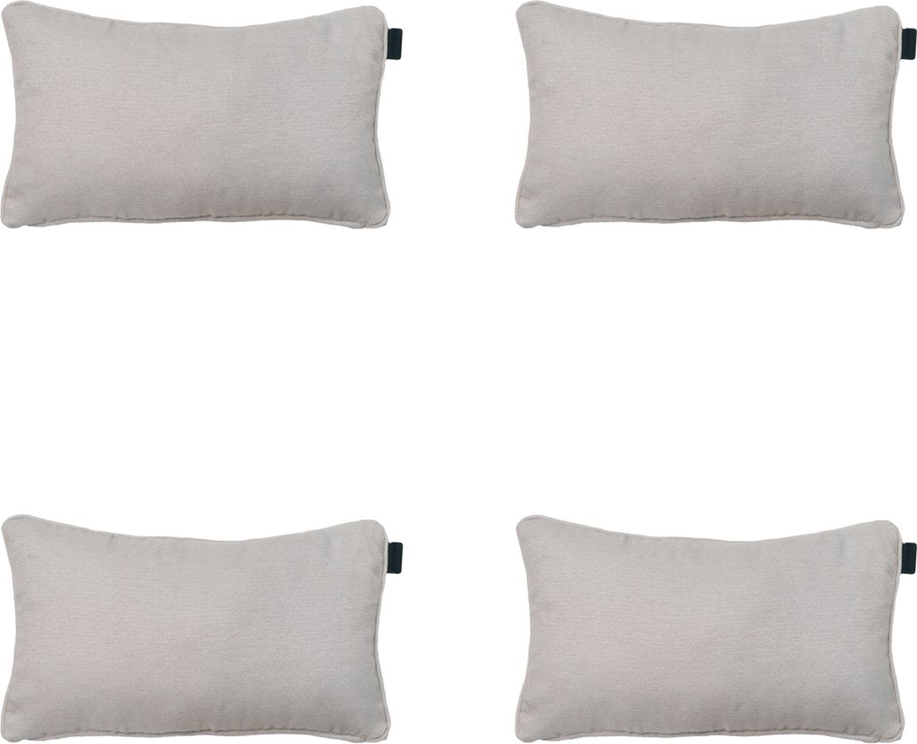 Madison - Dekokissen Naples taupe - ca. 30x50 cm - 4er-Set