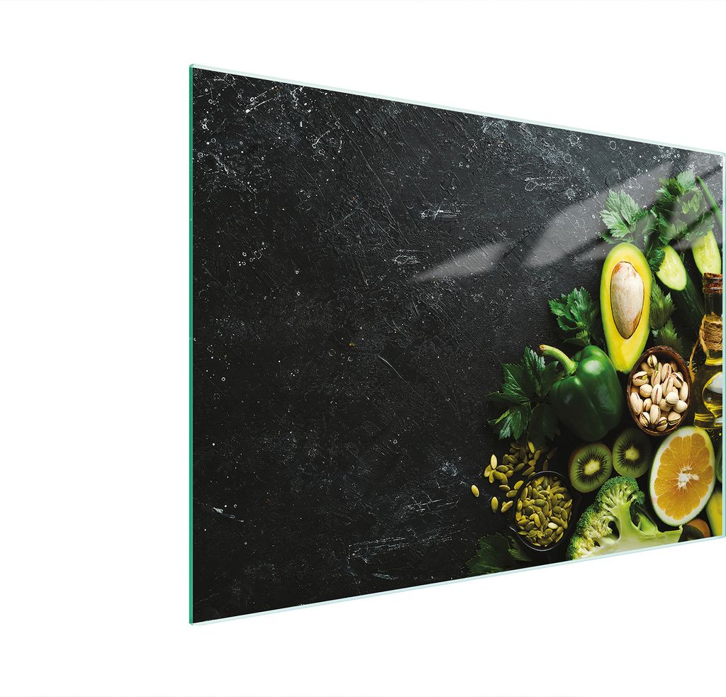 Glasschneidebrett 30x22 Avocado