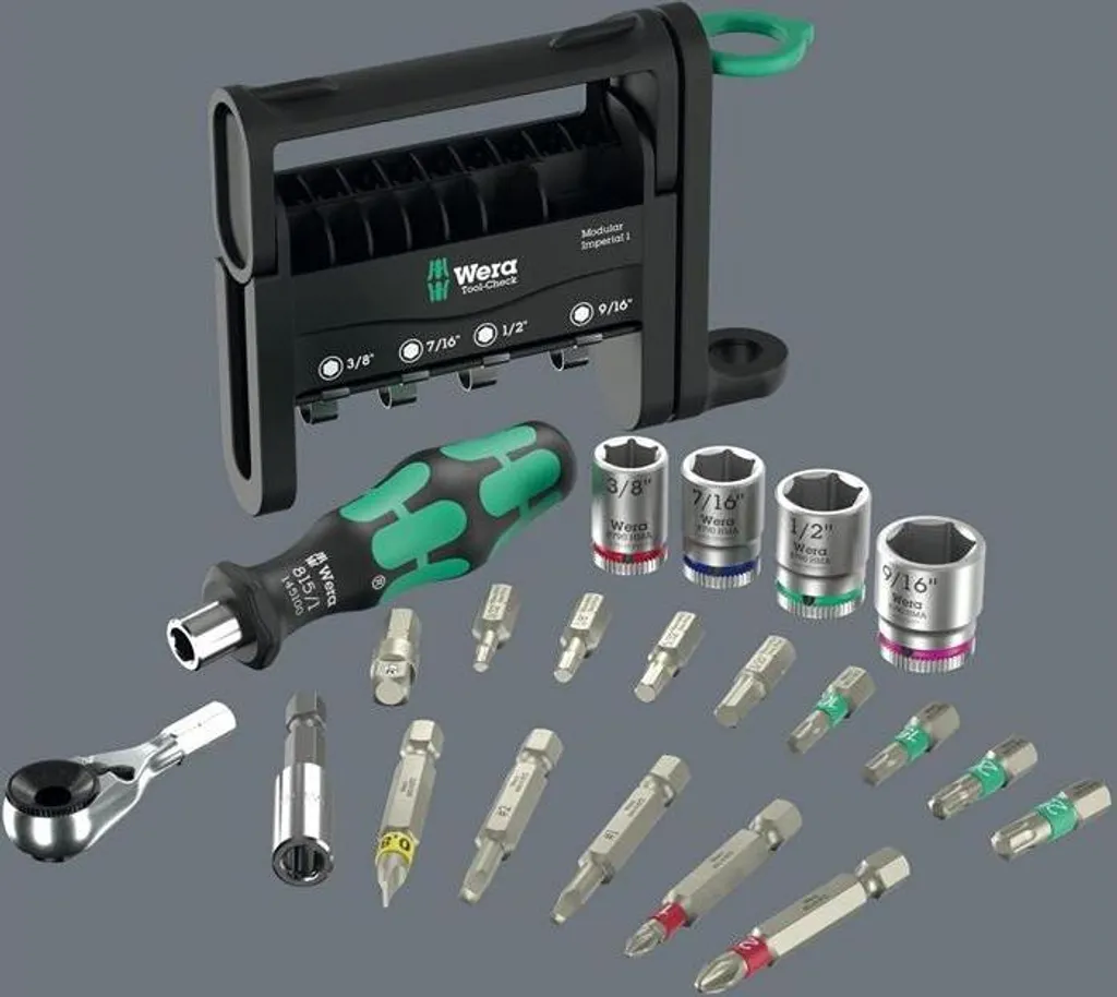 Mini Coffret de Cliquet et Embouts Wera Tool-Check Modular 21 Pièces