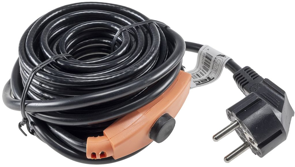 Heizkabel mit Temperaturfühler 4m 64Watt Frostschutz für Produktbild 