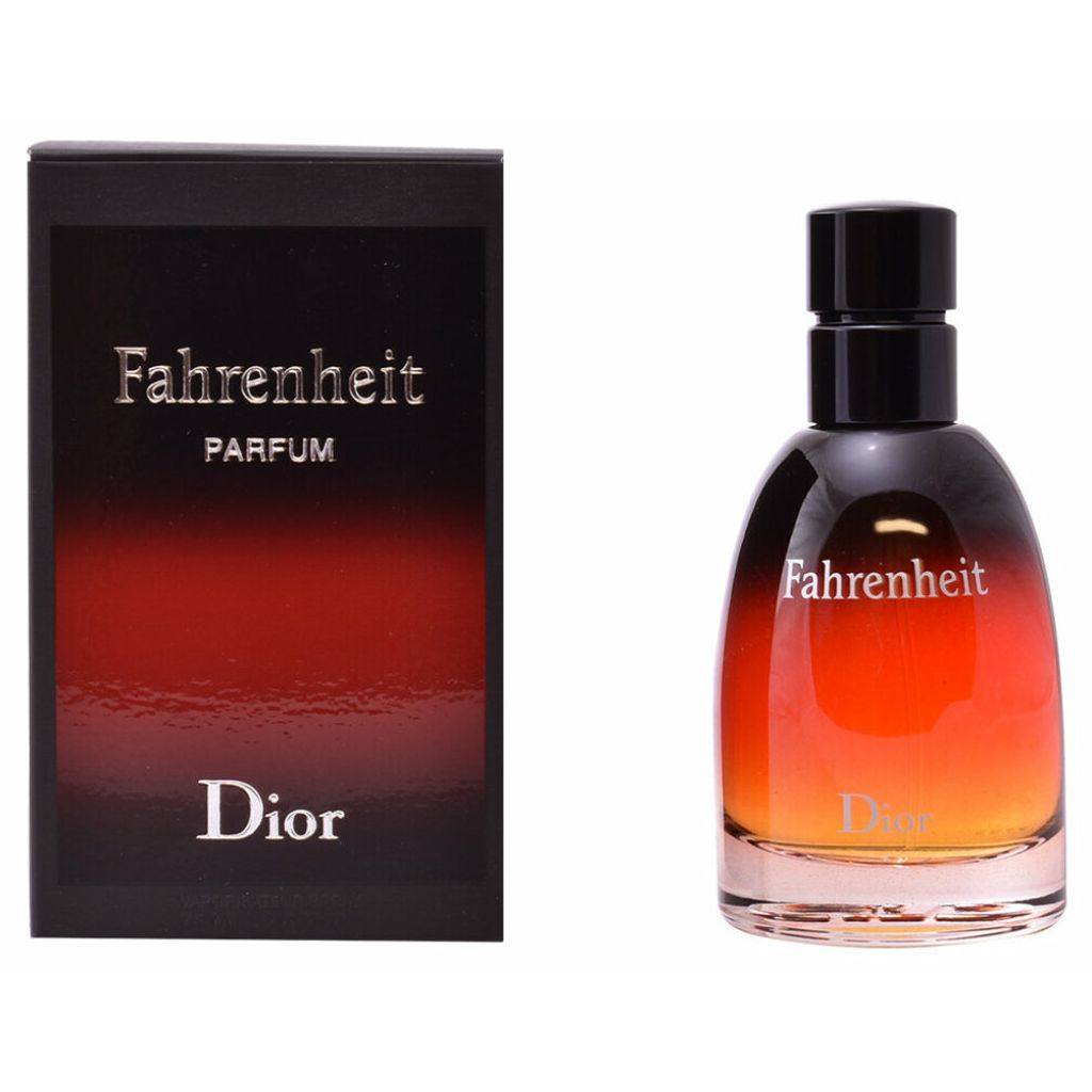 A product shot of a perfume bottle and its box.