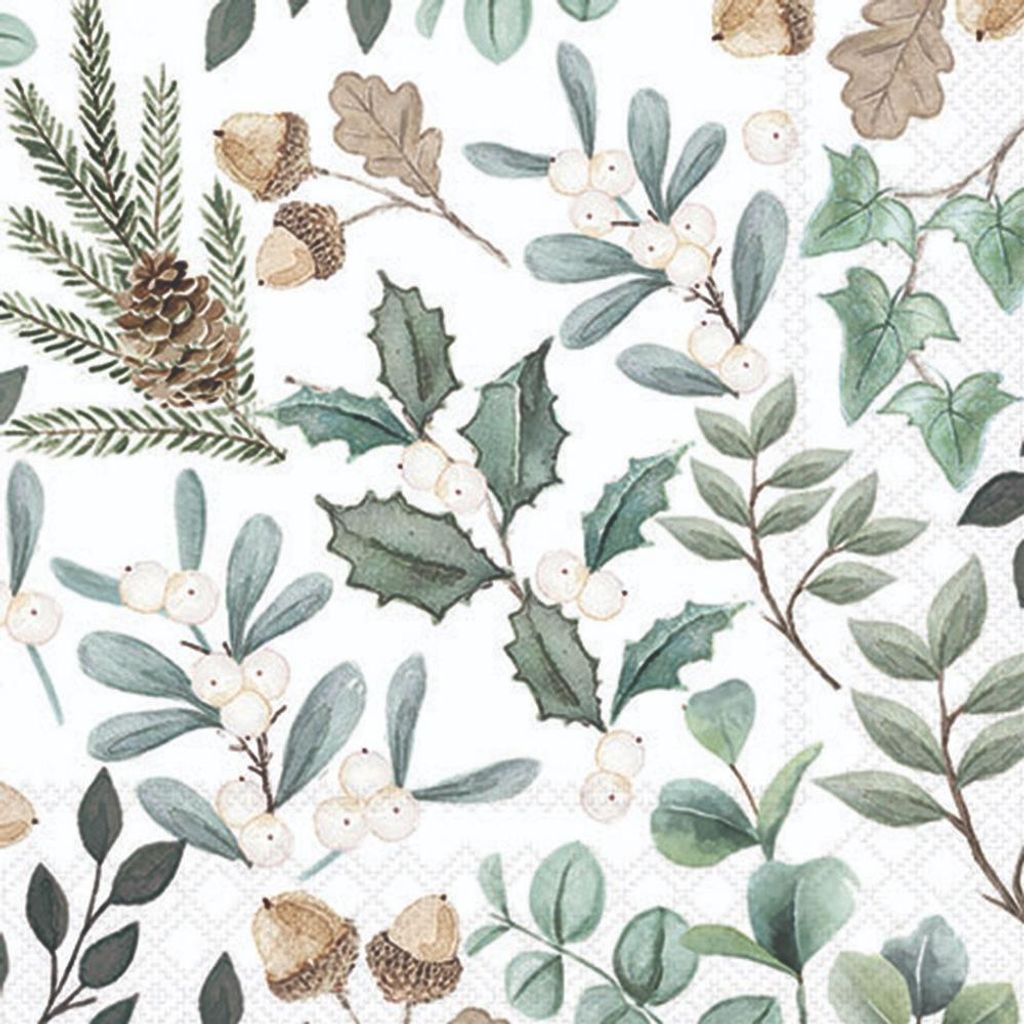 Ambiente servetten 25cm leaves