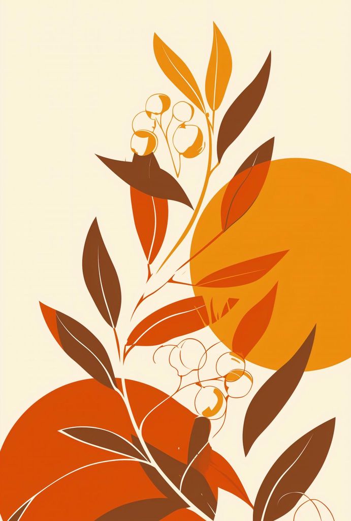Plakat 61x90,5cm Warmer Hauch des Herbstes