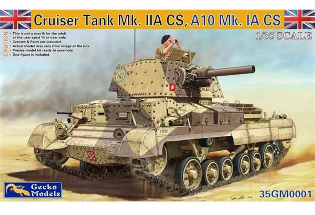 Maquette de Char Militaire Britannique Mk. IIA CS A10 au format 1/35