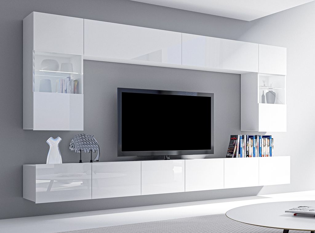 AX LIVING Wohnwand Modern Kossana 1 – 300 cm Breite, Produktbild 