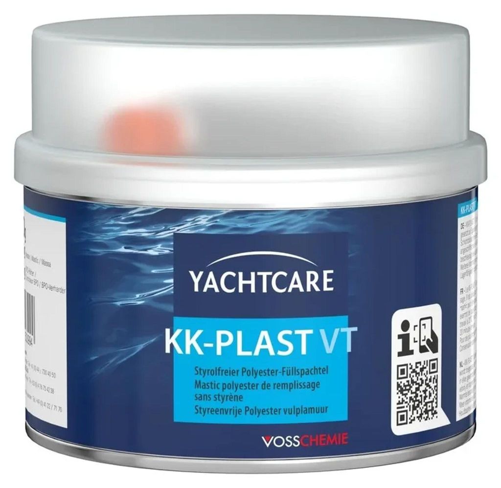 Polyesterový tmel, šedý, 1000 g, Tmel na plasty, Obrázek produktu 