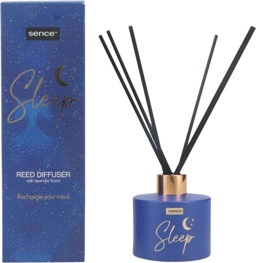 Sence Raumduft Sleep Reed 100ml Stäbchen Diffuser Lufterfrischer Aromaöl Schlaf-Diffusor mit Lavendel