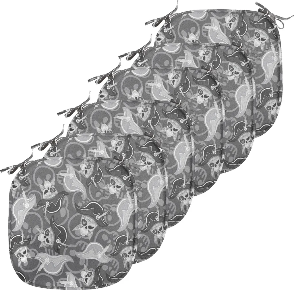 Coussins Décoratifs Pirates Gris Imperméables avec Sangles de Fixation