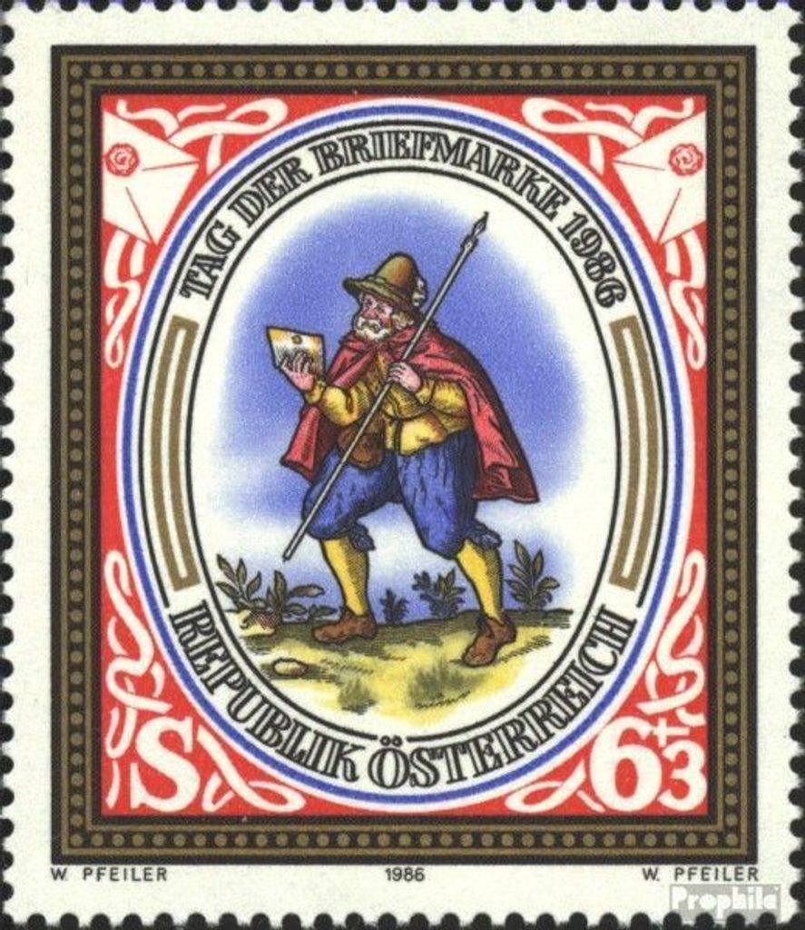 Briefmarken Österreich 1986 Mi 1869 (kompl.Ausgabe) postfrisch Tag d. Briefmarke