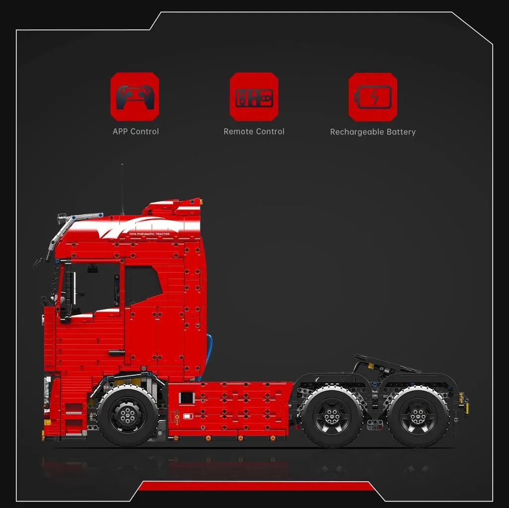 Mould King 19015 Camion FH16 Grosse Télécommande - Modèle de Construction - 10