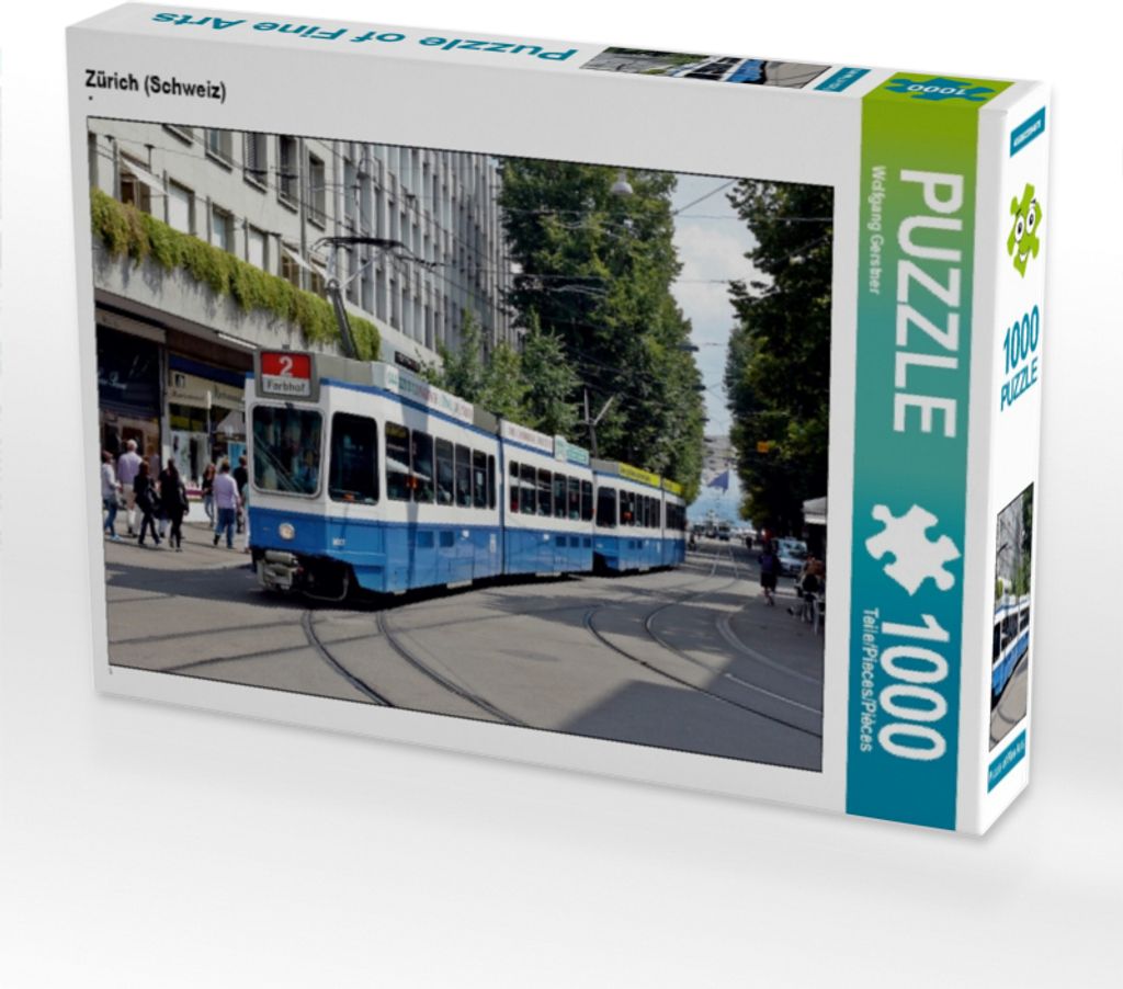 Calvendo Zürich (Schweiz) 1000 Teile Puzzle quer 640x480mm, Gerstner Wolfgang; 7286897