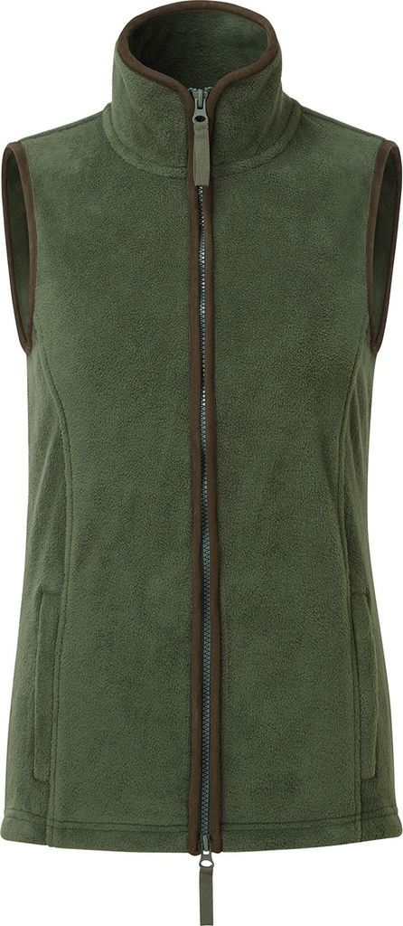 Premier - "Artisan" Weste für Damen RW8190 (S) (Moosgrün/Braun)
