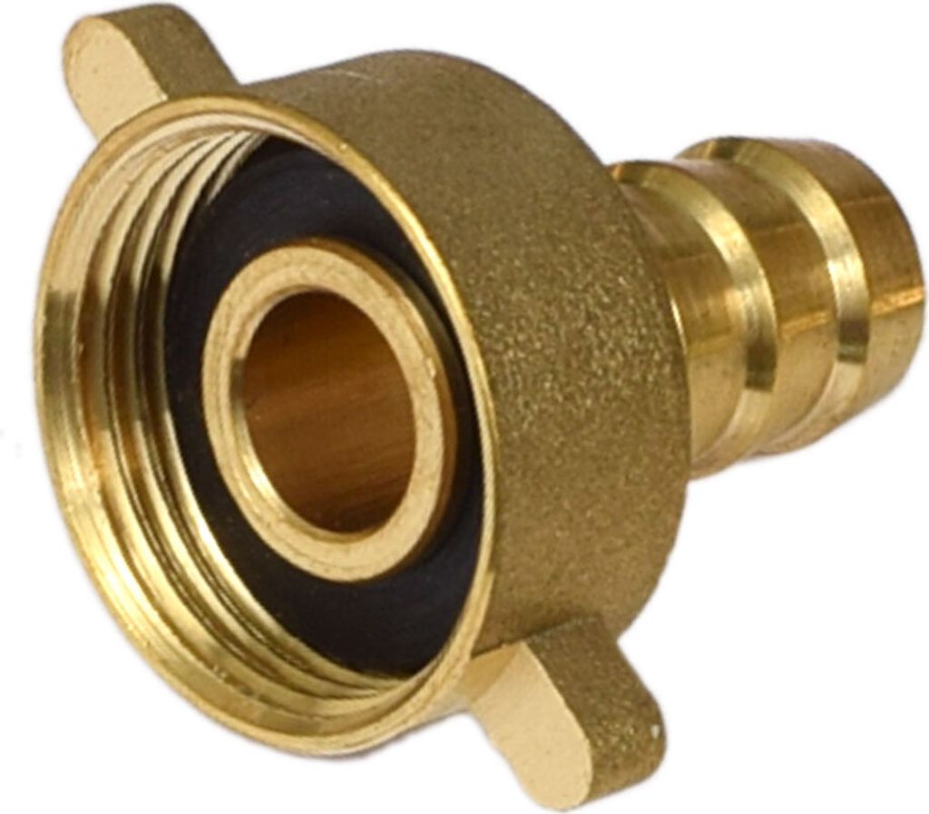 Agora-Tec®  Messing Schlauchtülle Schlauchverschraubung  Produktbild 