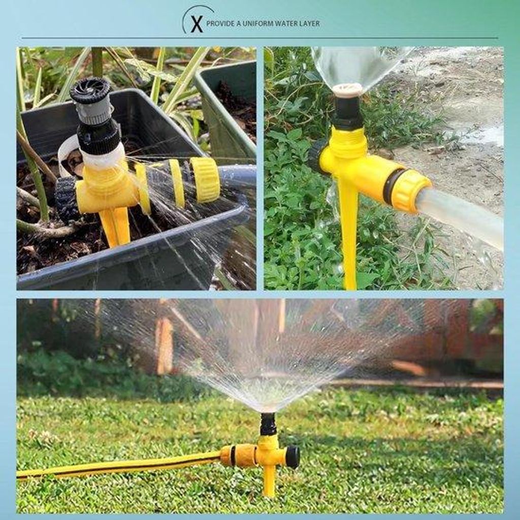 Gartensprüher-Set 5-teilig mit Bodenstift für automatische Bewässerung
