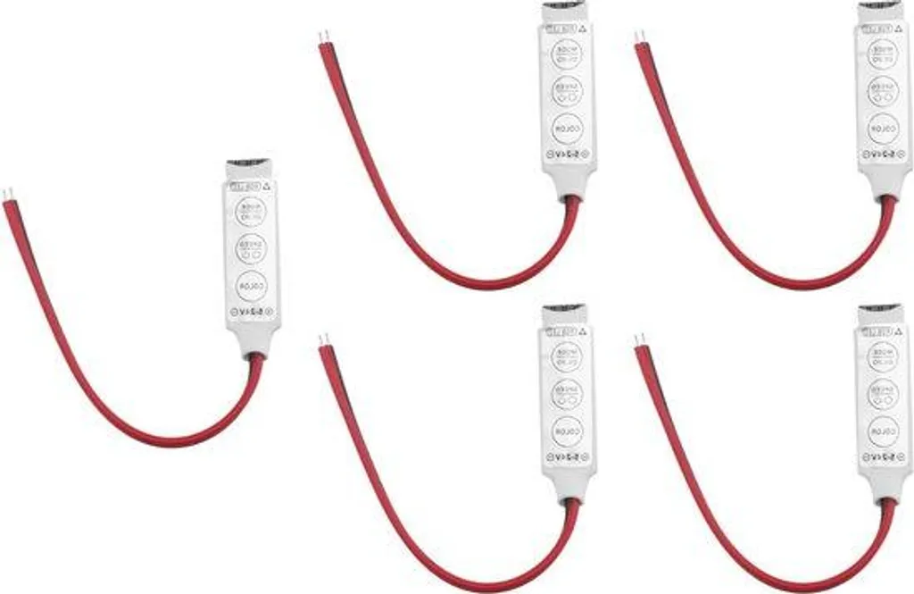 Contrôleur Variateur LED RGB 12V 24V Mini Format pour Bandeau Lumineux