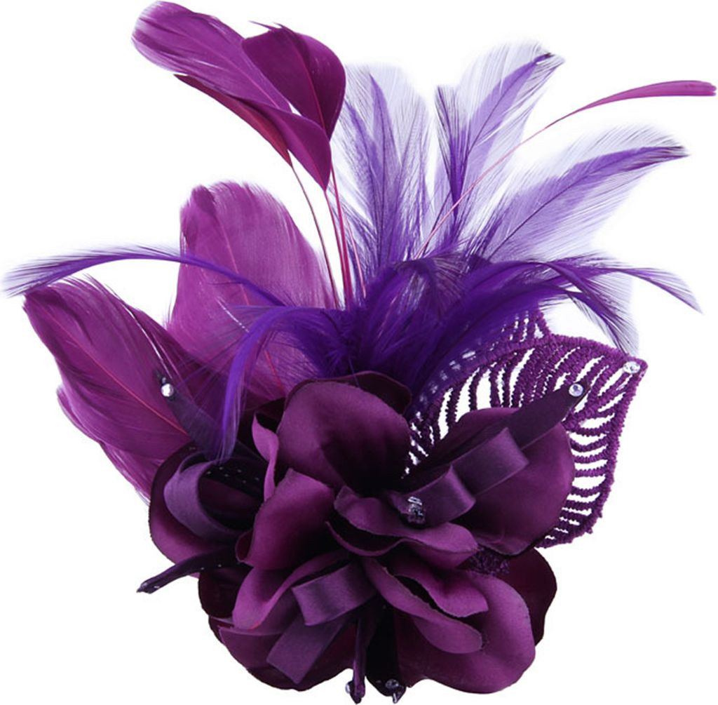 Brosche-Abzeichen, elegante Kleidung, passend zu verschleißfesten handgefertigten Stoffen, Feder-Brosche, Schal-Dekoration-Lila