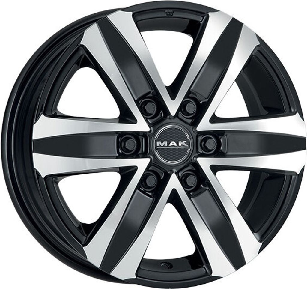 Alufelge Mak Stone 6 8X18 6X139,7 Et 50 Black Mirror