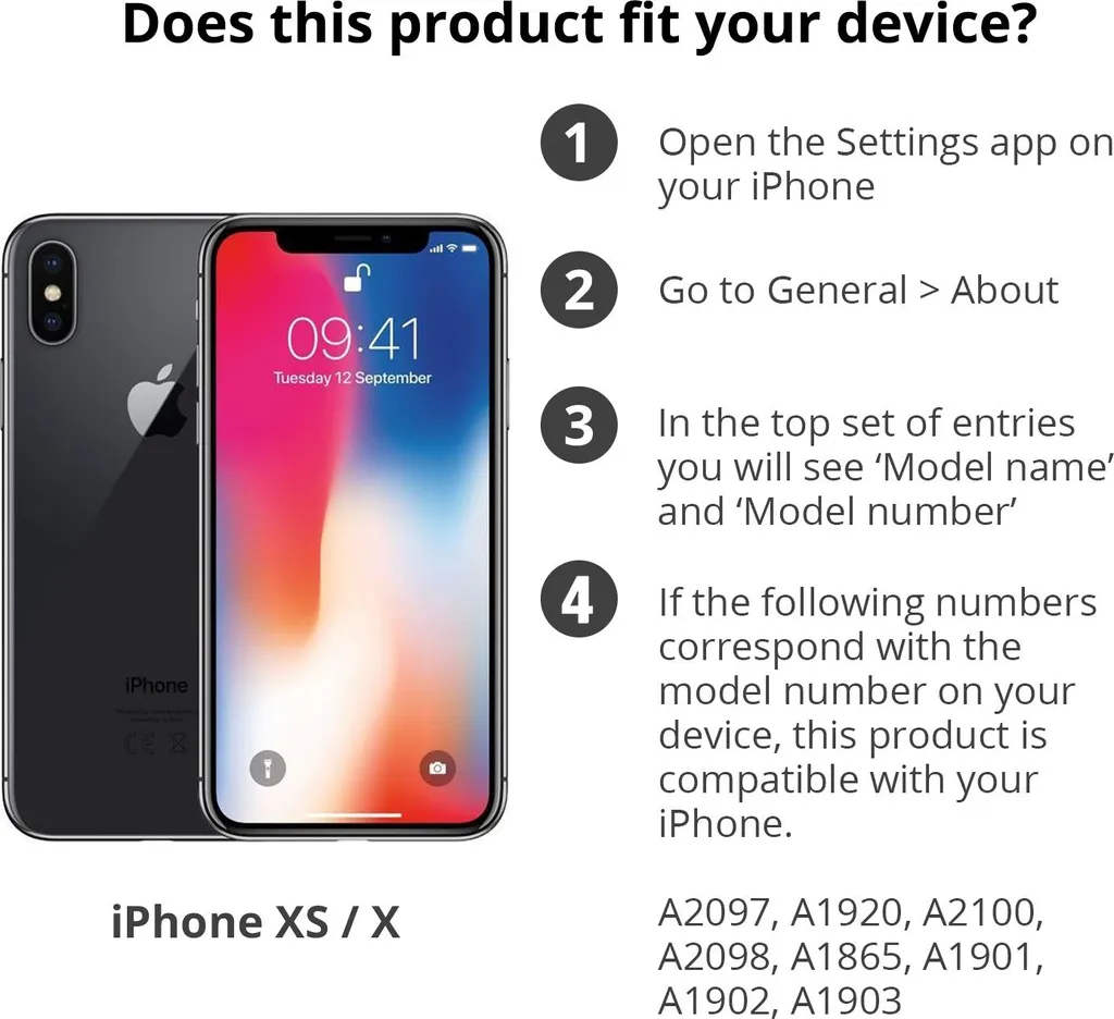 iMoshion Custodia Portafoglio per iPhone X e Xs - Azzurro Business - 9
