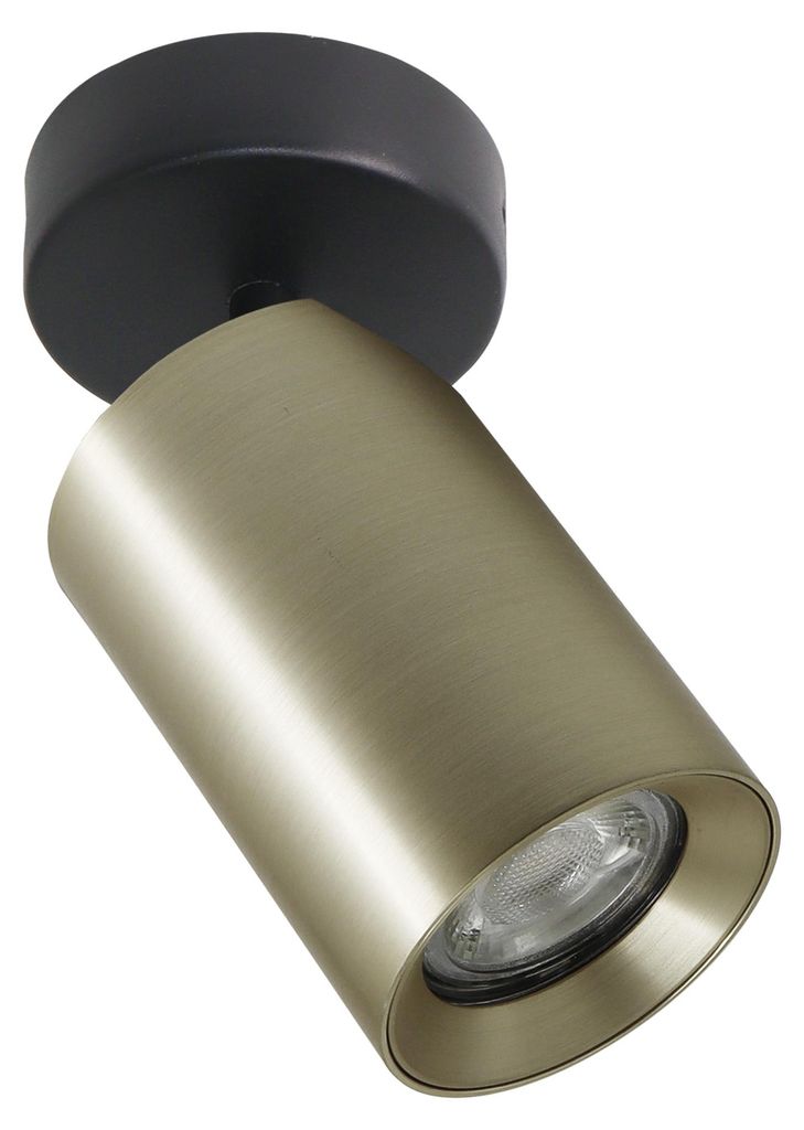 ZUMALINE Deckeneinbaustrahler 7 cm 1x GU10 gebürstetes Gold TORE TLS006-GLD